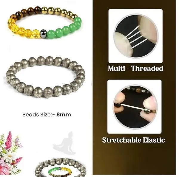 Multiagate_Pyrite,_Green_Aventurine,_Citrine_+_Golden,_Tiger's_Eye,_Citrine,_7_Chakra,_Black_Obsidian_Beads,_Agate,_Crystal_Bracelet_()