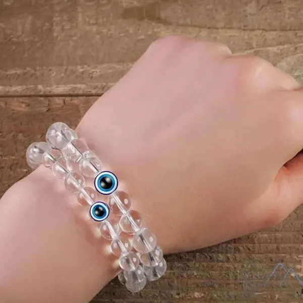 Multiagate_Stone,_Clear_Quartz,_Evil_Eye_Crystal_Bracelet_()