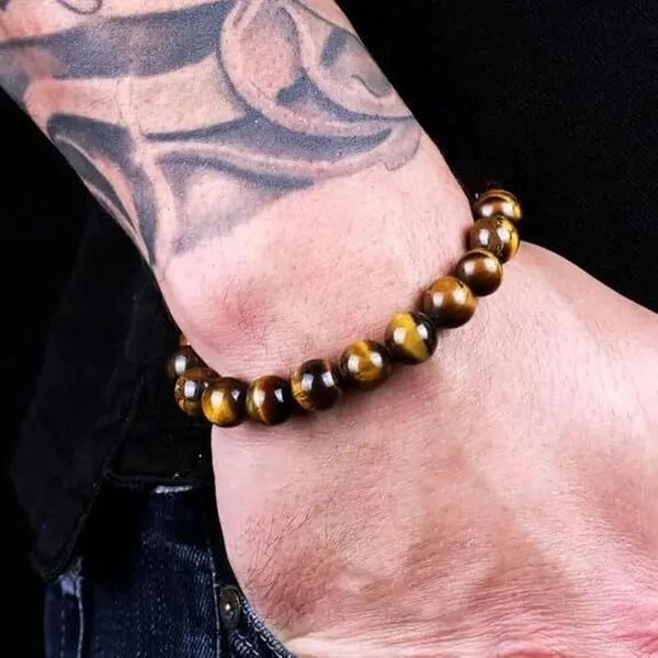 Multiagate_Stone,_Howlite,_Tiger's_Eye,_Lava_Crystal_Bracelet_()