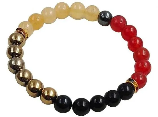 Multiagate_Stone,_Golden_Pyrite,_Black_Obsidian_Beads,_Crystal_Charm_Bracelet_()