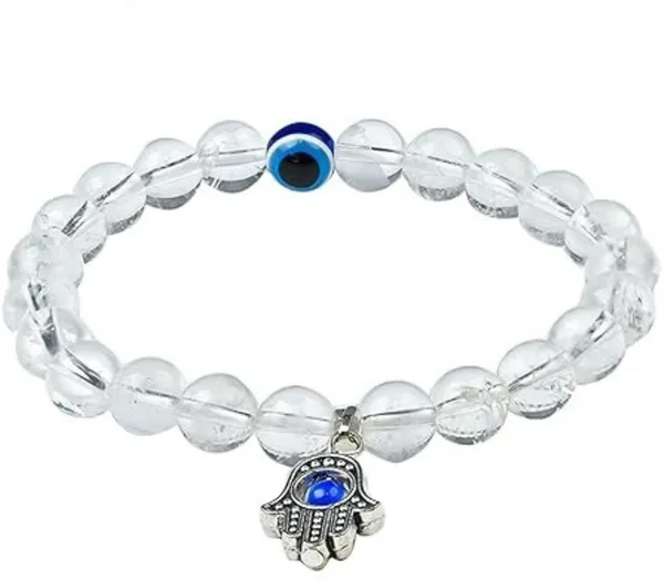 Multiagate_Stone,_Clear_Quartz,_Evil_Eye_Beads,_Crystal_Bracelet_()
