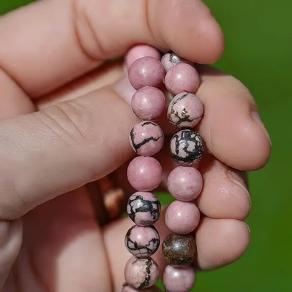 Multiagate_Stone_Beads,_Crystal_Bracelet_()