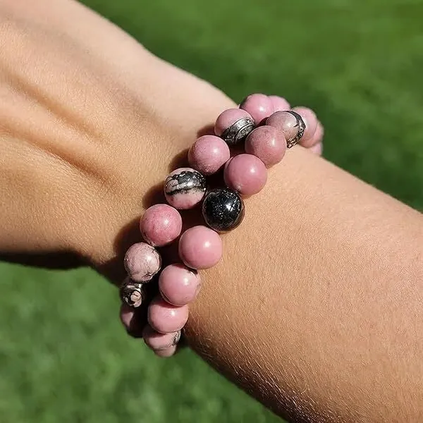 Multiagate_Stone_Beads,_Crystal_Bracelet_()