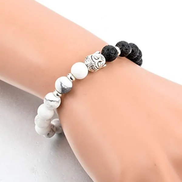 Multiagate_Howlite,_Crystal,_Lava_Beads_Charm_Bracelet_()