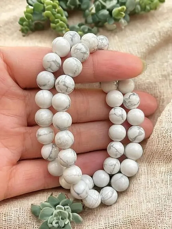 Multiagate_Stone,_Howlite_Beads,_Crystal_Bracelet_()