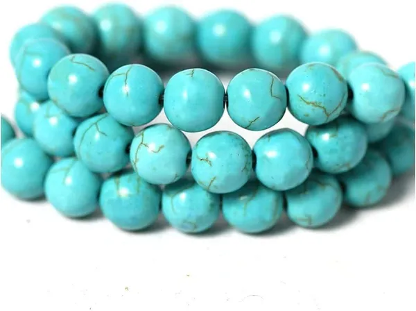 Multiagate_Crystal,_Turquoise_Beads_Charm_Bracelet_()