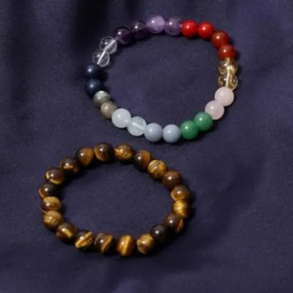 Multiagate_Stone,_Tiger's_Eye,_7_Chakra_Beads,_Crystal_Charm_Bracelet_()