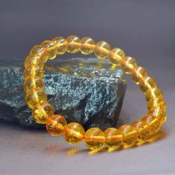 Multiagate_Stone,_Citrine_Beads,_Crystal_Charm_Bracelet_()
