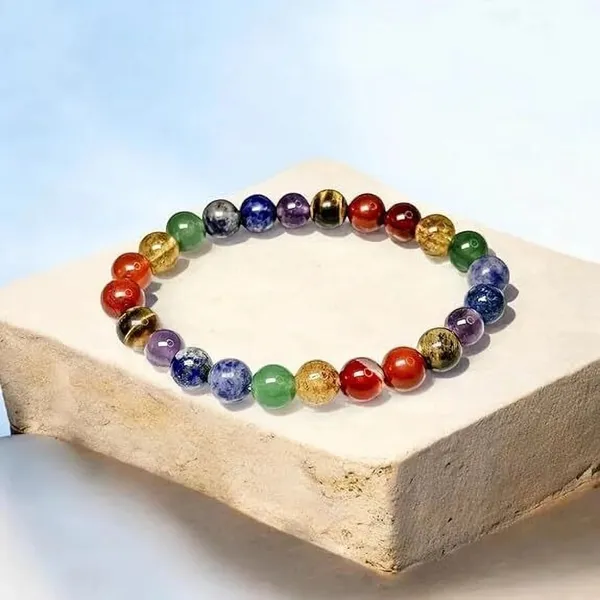 Multiagate_Stone,_7_Chakra_Beads,_Crystal_Charm_Bracelet_()