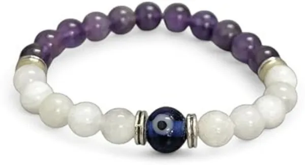 Multiagate_Stone,_Amethyst,_Evil_Eye_Beads,_Crystal_Bracelet_()