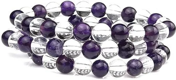 Multiagate_Stone,_Amethyst,_Crystal_Crystal_Bracelet_()