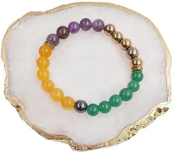 Multiagate_Stone,_Green_Aventurine,_Amethyst,_Golden_Pyrite_Beads,_Crystal_Charm_Bracelet_()