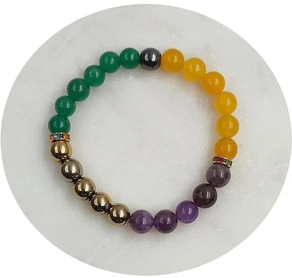 Multiagate_Stone,_Green_Aventurine,_Amethyst,_Golden_Pyrite_Beads,_Crystal_Charm_Bracelet_()
