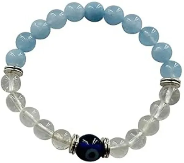 Multiagate_Stone,_Aquamarine,_Clear_Quartz,_Evil_Eye_Beads,_Crystal_Bracelet_()