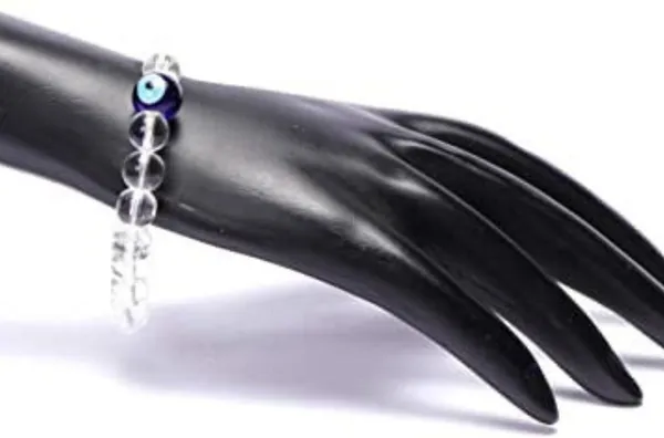 Multiagate_Stone,_Clear_Quartz_Crystal_Bracelet_()