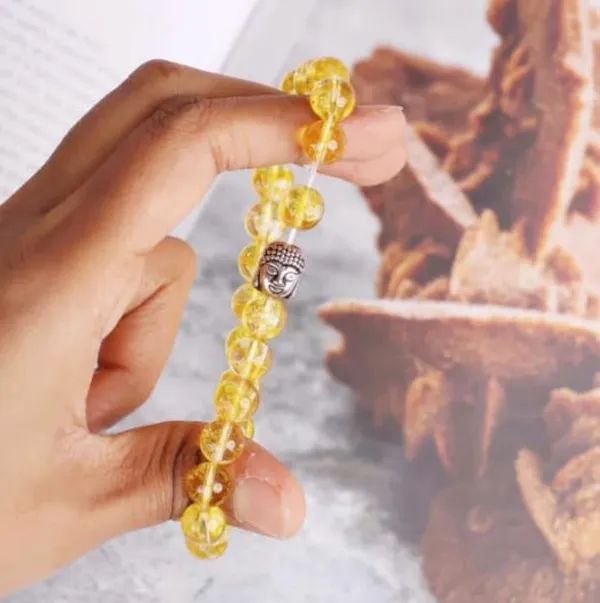 Multiagate_Stone,_Citrine_Beads,_Crystal_Charm_Bracelet_()