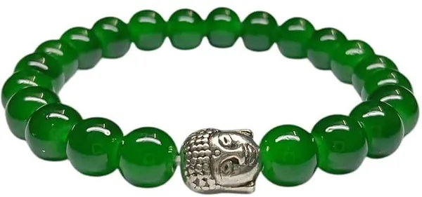 Multiagate_Stone,_Green_Jade_Beads,_Crystal_Charm_Bracelet_()