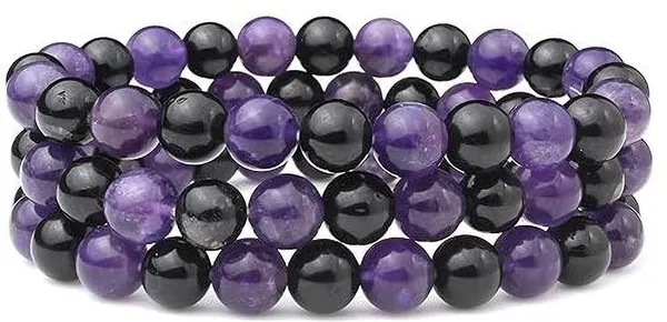 Multiagate_Stone,_Amethyst,_Crystal_Crystal_Bracelet_()