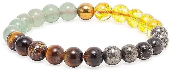 Multiagate_Green_Aventurine,_Golden_Pyrite,_Crystal,_Tiger's_Eye,_Citrine,_Clear_Quartz,_Green_Jade_Beads_Bracelet_()