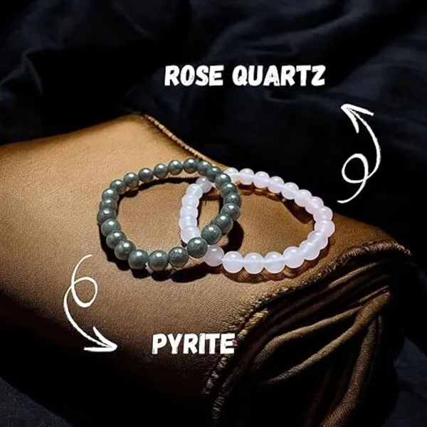 Multiagate_Pyrite,_Stone,_Rose_Quartz_Beads,_Crystal_Bracelet_()
