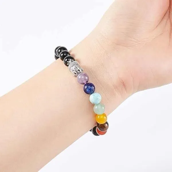 Multiagate_Crystal,_7_Chakra_Beads_Charm_Bracelet_()