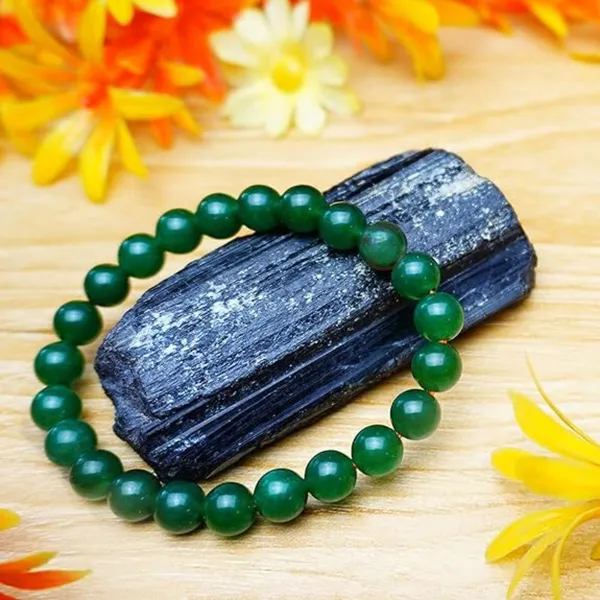 Multiagate_Stone,_Green_Jade_Crystal_Bracelet_()