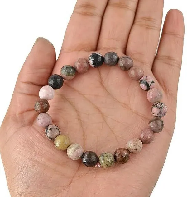 Multiagate_Stone_Beads,_Crystal_Bracelet_()
