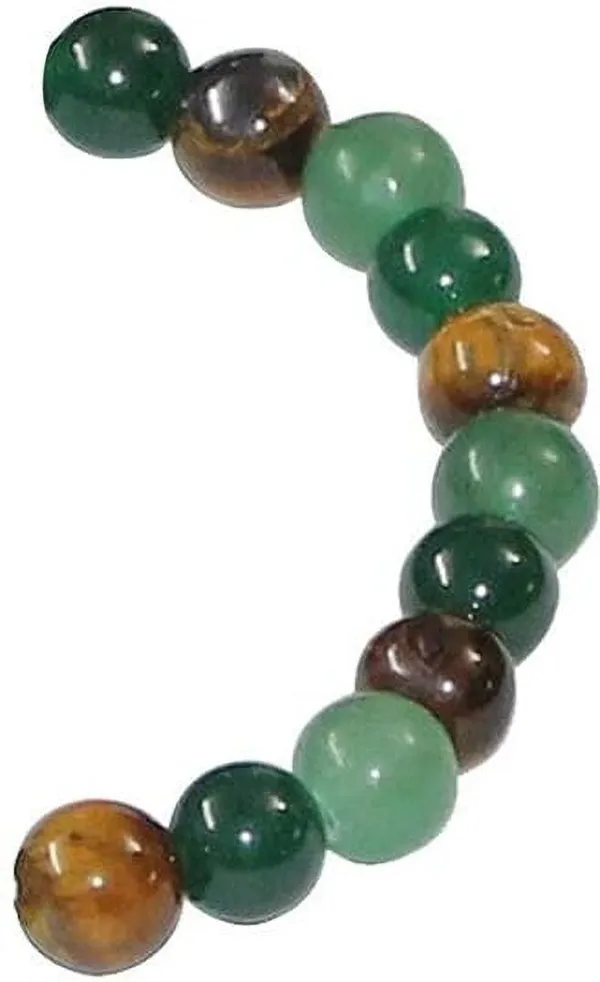 Multiagate_Stone,_Green_Aventurine,_Tiger's_Eye,_Green_Jade_Beads,_Crystal_Charm_Bracelet_()