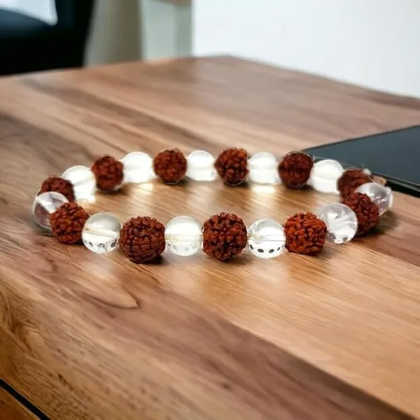Multiagate_Stone,_Rudraksha,_Clear_Quartz_Crystal_Bracelet_()