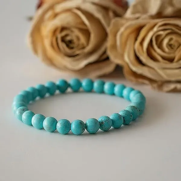 Multiagate_Stone,_Turquoise_Beads,_Crystal_Bracelet_()