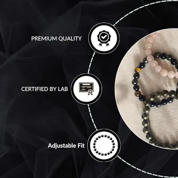 Multiagate_Pyrite,_Stone,_Rose_Quartz,_Tiger's_Eye,_Black_Obsidian_Beads,_Crystal_Charm_Bracelet_()