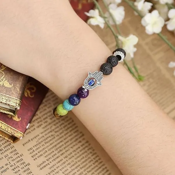 Multiagate_Stone,_Lava,_7_Chakra_Beads,_Crystal_Bracelet_()