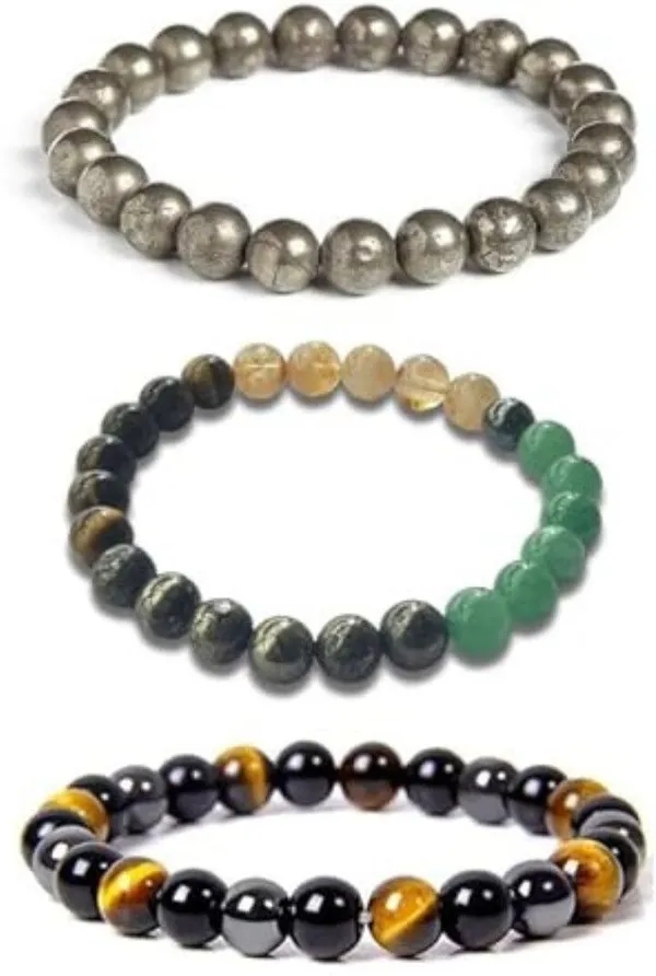 Multiagate_Pyrite,_Stone,_Green_Aventurine,_Tiger's_Eye,_Citrine,_Black_Obsidian_Beads,_Crystal_Charm_Bracelet_()