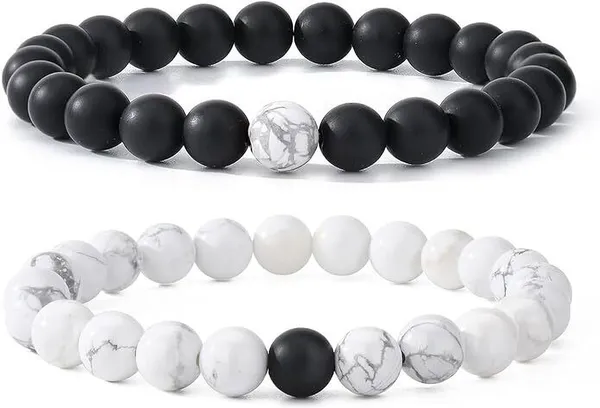 Multiagate_Stone,_Howlite_Beads,_Crystal_Bracelet_()
