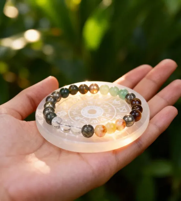 Multiagate_Green_Aventurine,_Golden_Pyrite,_Crystal,_Tiger's_Eye,_Citrine,_Clear_Quartz,_Green_Jade_Beads_Bracelet_()