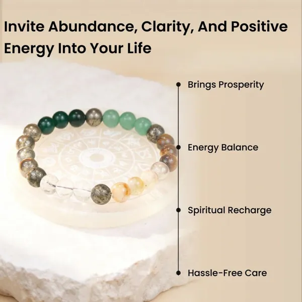 Multiagate_Green_Aventurine,_Golden_Pyrite,_Crystal,_Tiger's_Eye,_Citrine,_Clear_Quartz,_Green_Jade_Beads_Bracelet_()