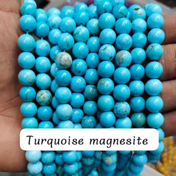Multiagate_Stone,_Turquoise_Beads,_Crystal_Bracelet_()