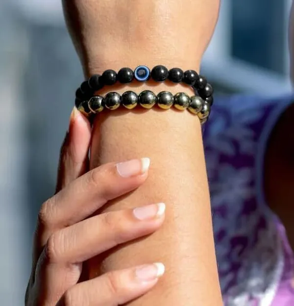 Multiagate_Stone,_Golden_Pyrite,_Evil_Eye,_Black_Obsidian_Beads,_Crystal_Bracelet_()