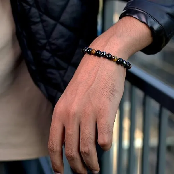 Multiagate_Stone_Beads,_Crystal_Bracelet_()