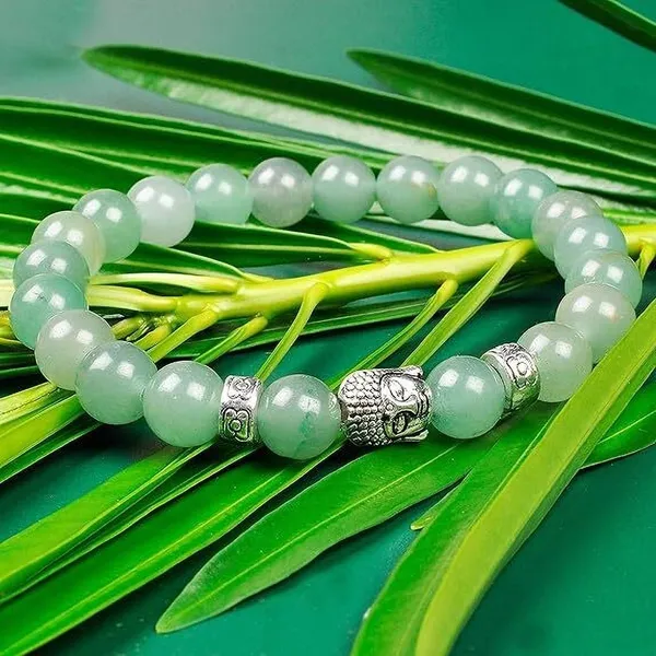 Multiagate_Stone,_Green_Aventurine_Beads,_Crystal_Bracelet_()