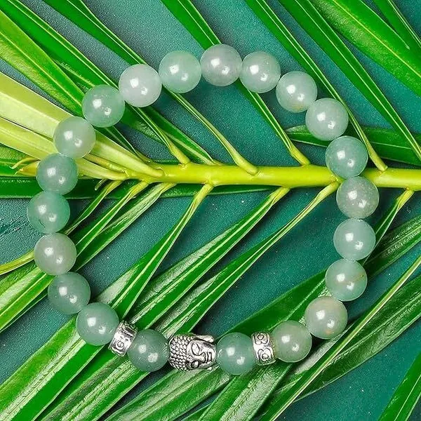 Multiagate_Stone,_Green_Aventurine_Beads,_Crystal_Bracelet_()