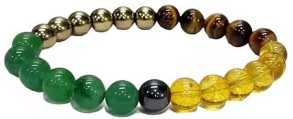 Multiagate_Pyrite,_Crystal,_Tiger's_Eye_Beads_Charm_Bracelet_()