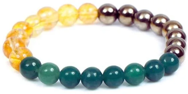 Multiagate_Pyrite,_Citrine_+_Golden,_Crystal_Beads_Charm_Bracelet_()