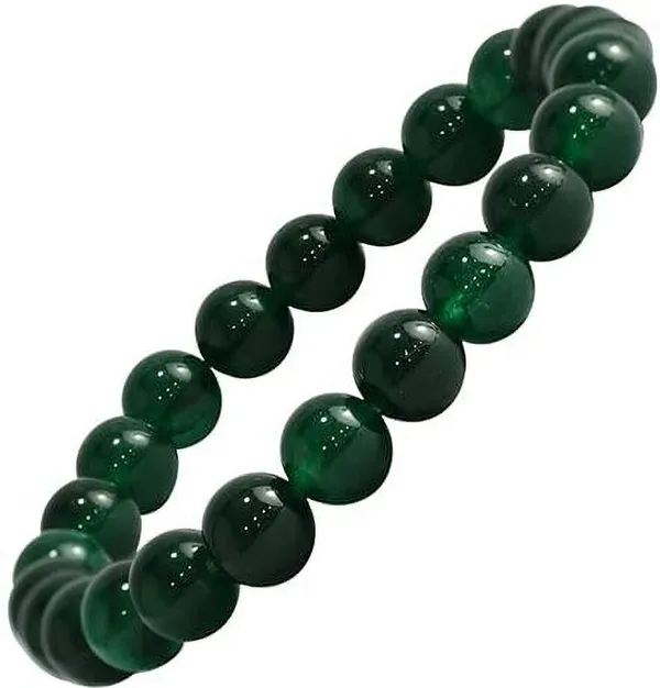 Multiagate_Stone,_Green_Jade_Crystal_Bracelet_()