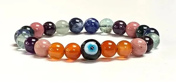 Multiagate_Stone,_Evil_Eye_Beads,_Crystal_Bracelet_()
