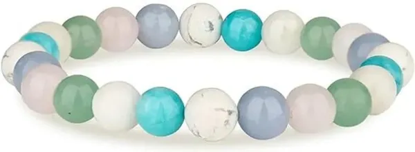 Multiagate_Stone,_Rose_Quartz,_Howlite,_Turquoise,_Green_Jade_Crystal_Bracelet_()