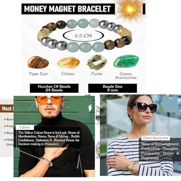 Multiagate_Pyrite,_Stone,_Green_Aventurine,_Tiger's_Eye,_Citrine,_Clear_Quartz_Beads,_Crystal_Charm_Bracelet_()