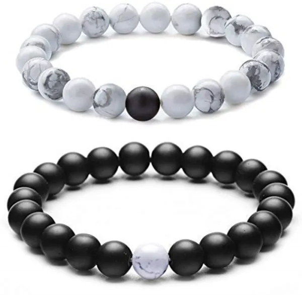 Multiagate_Howlite,_Crystal_Beads_Charm_Bracelet_(Pack_of_2)