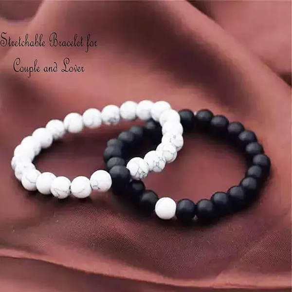 Multiagate_Howlite,_Crystal_Beads_Charm_Bracelet_(Pack_of_2)