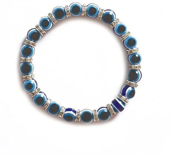 Multiagate_Stone_Beads,_Crystal_Bracelet_()